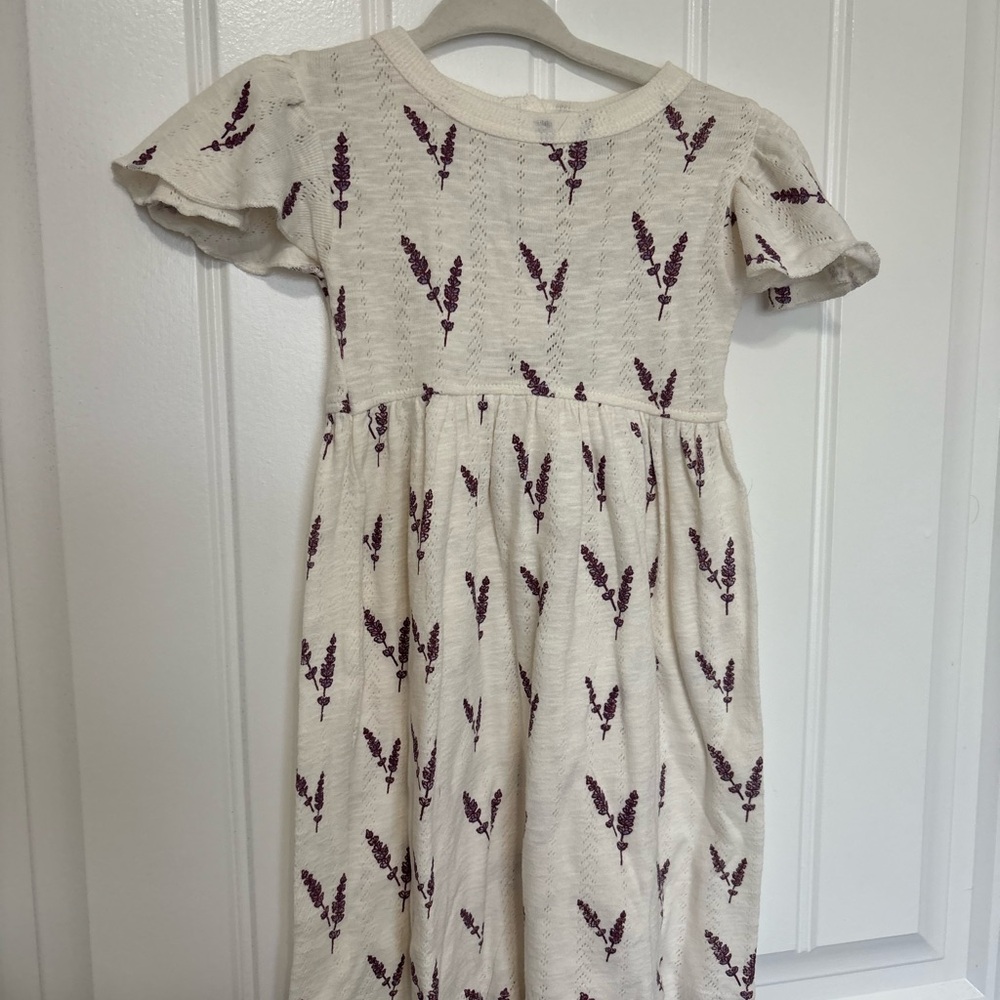 Lavender pointelle dress